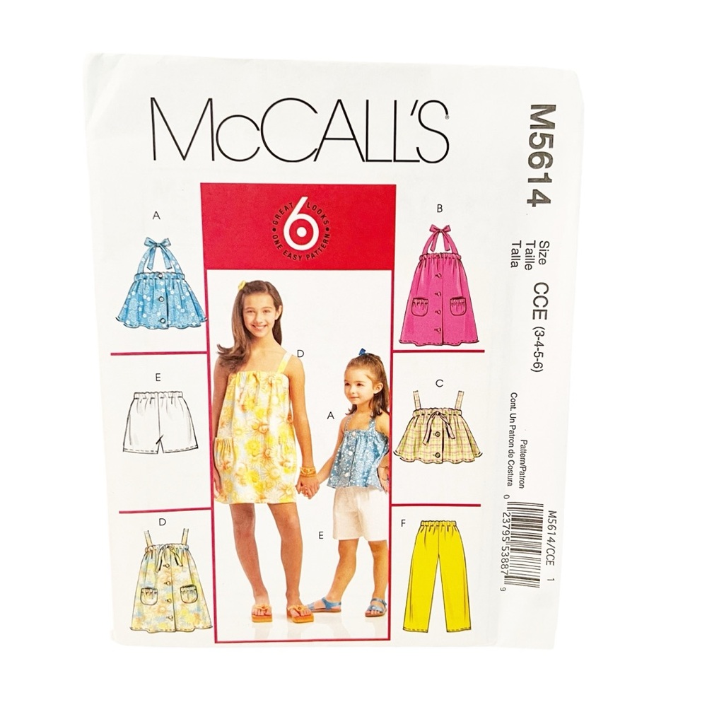 McCall’s Sewing Pattern 5614
